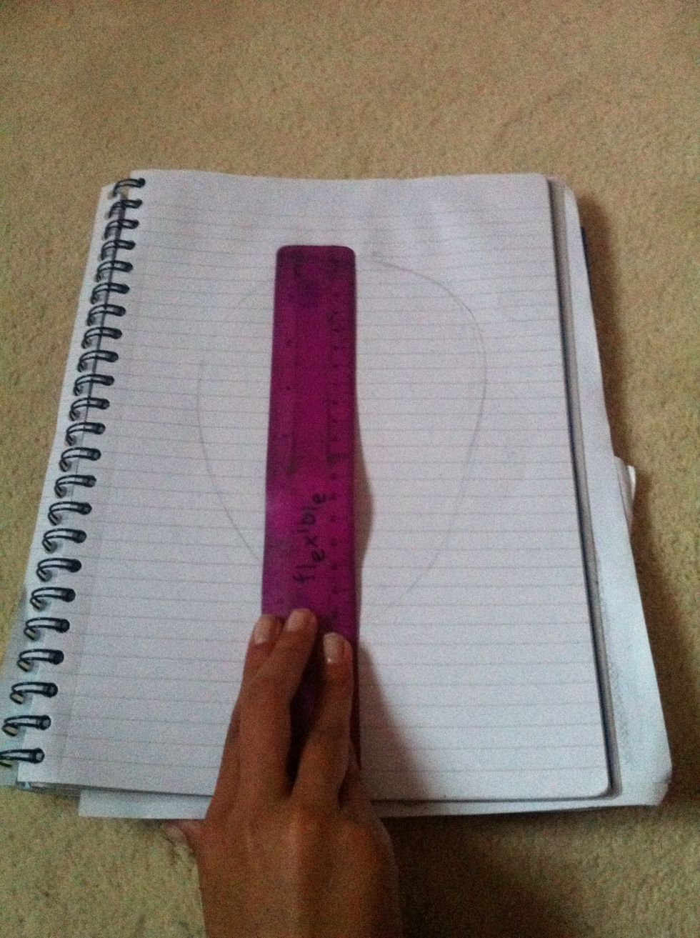 Measure the length of the head