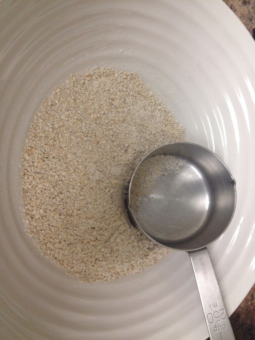 Measure the oatmeal! (Grind any kind/s of oatmeal in a food processor/coffee grinder) or use milk powder instead