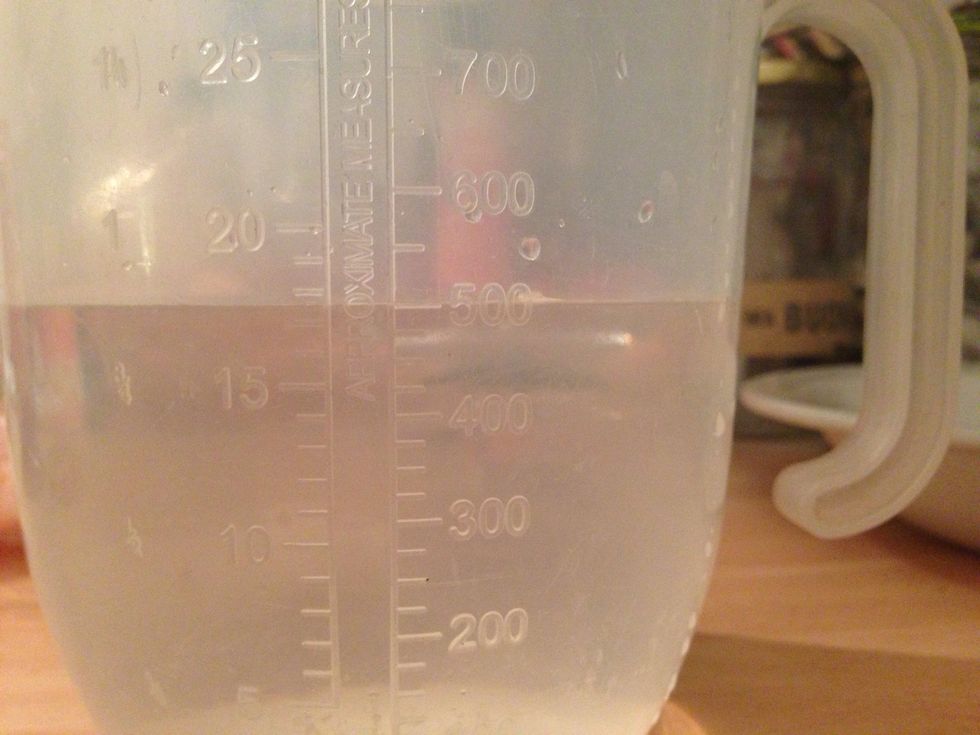 Measure the water precisely - I used 450ml of rice (=180ml x 2.5) so I need 500ml of water (=200ml x 2.5). There are other ways of deciding the amount of water but I find this one easier.