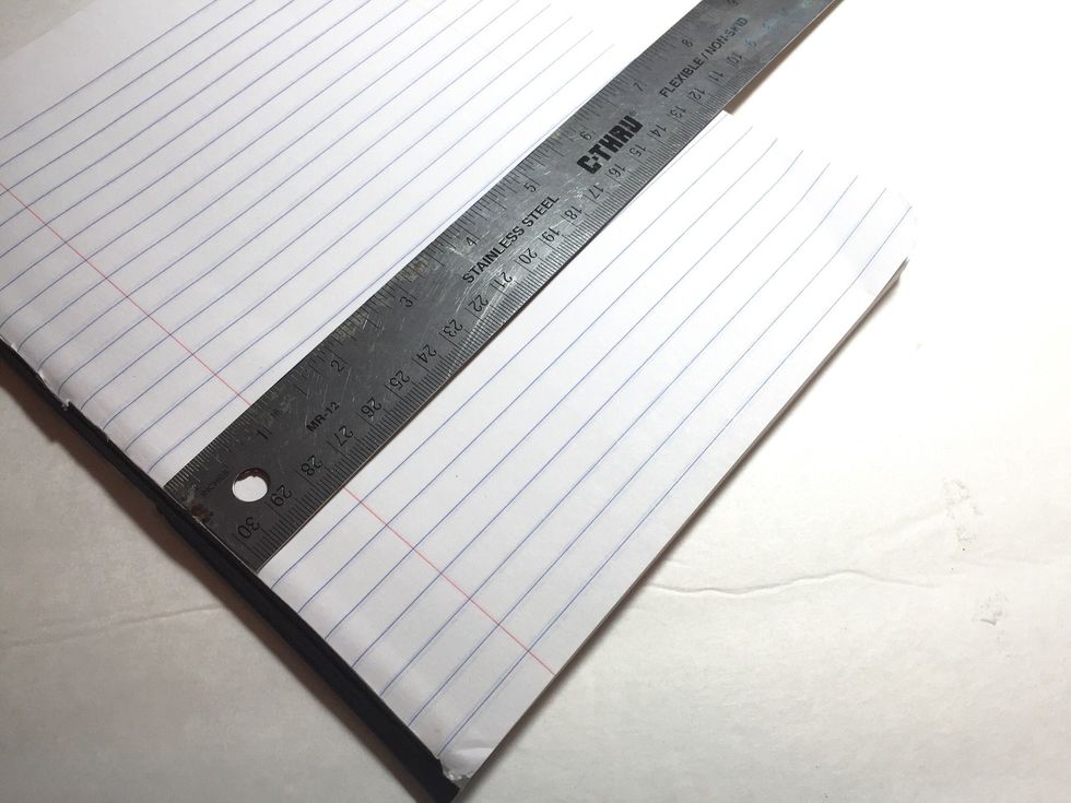 measure the width and length of your pages, then add 1/4" to each measurement to get the size of the covers you will need.