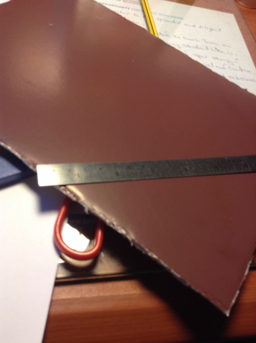 Measure up, and then start cutting