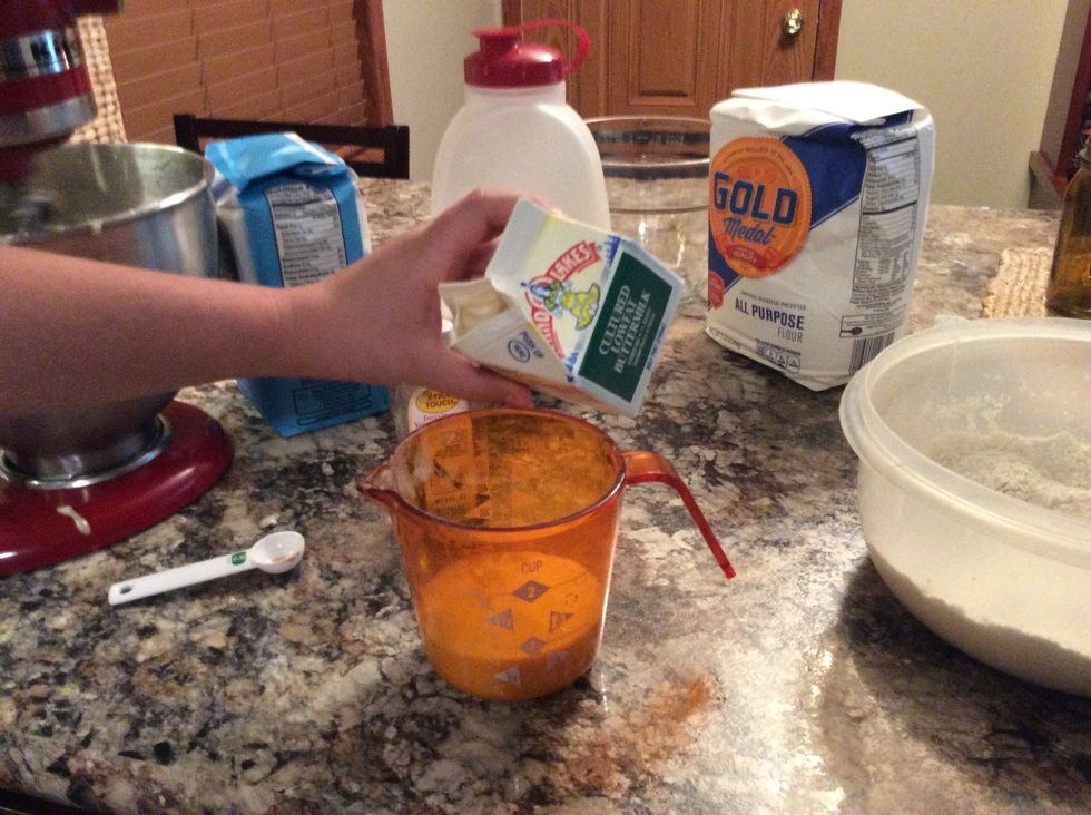 Measured buttermilk