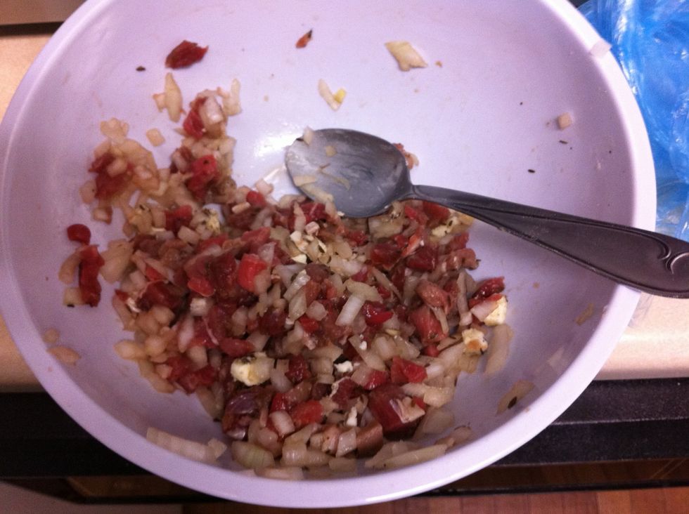 meat - cut into cubes Onion - cut into cubes mutton - cut into cubes salt, pepper, kumin all shuffle.