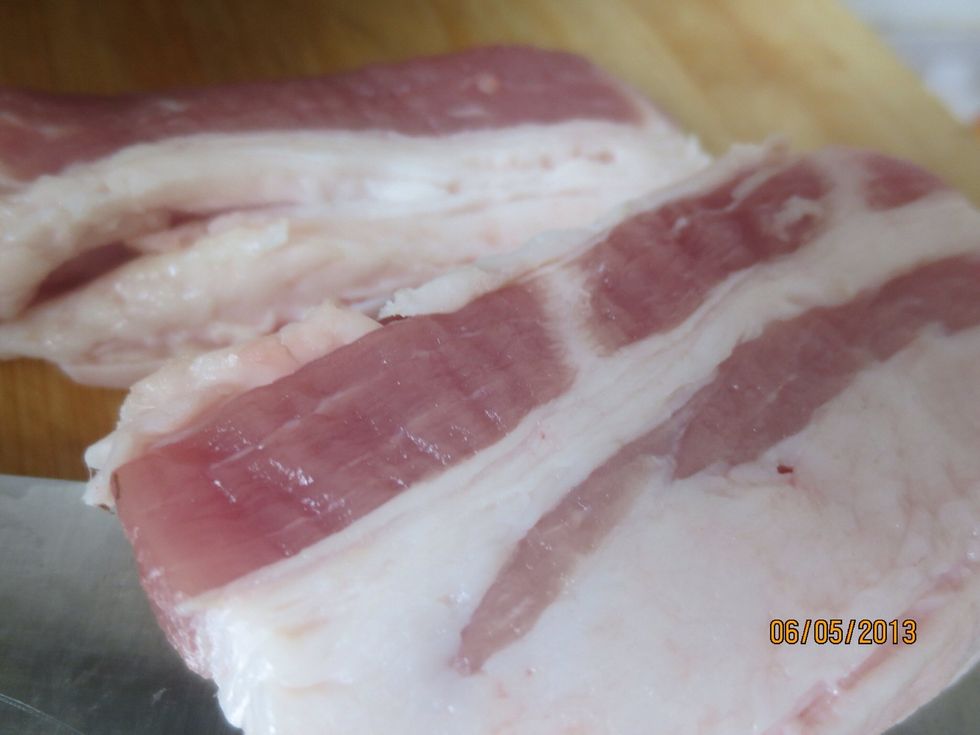 Meat! Get the pork laced with a little fat