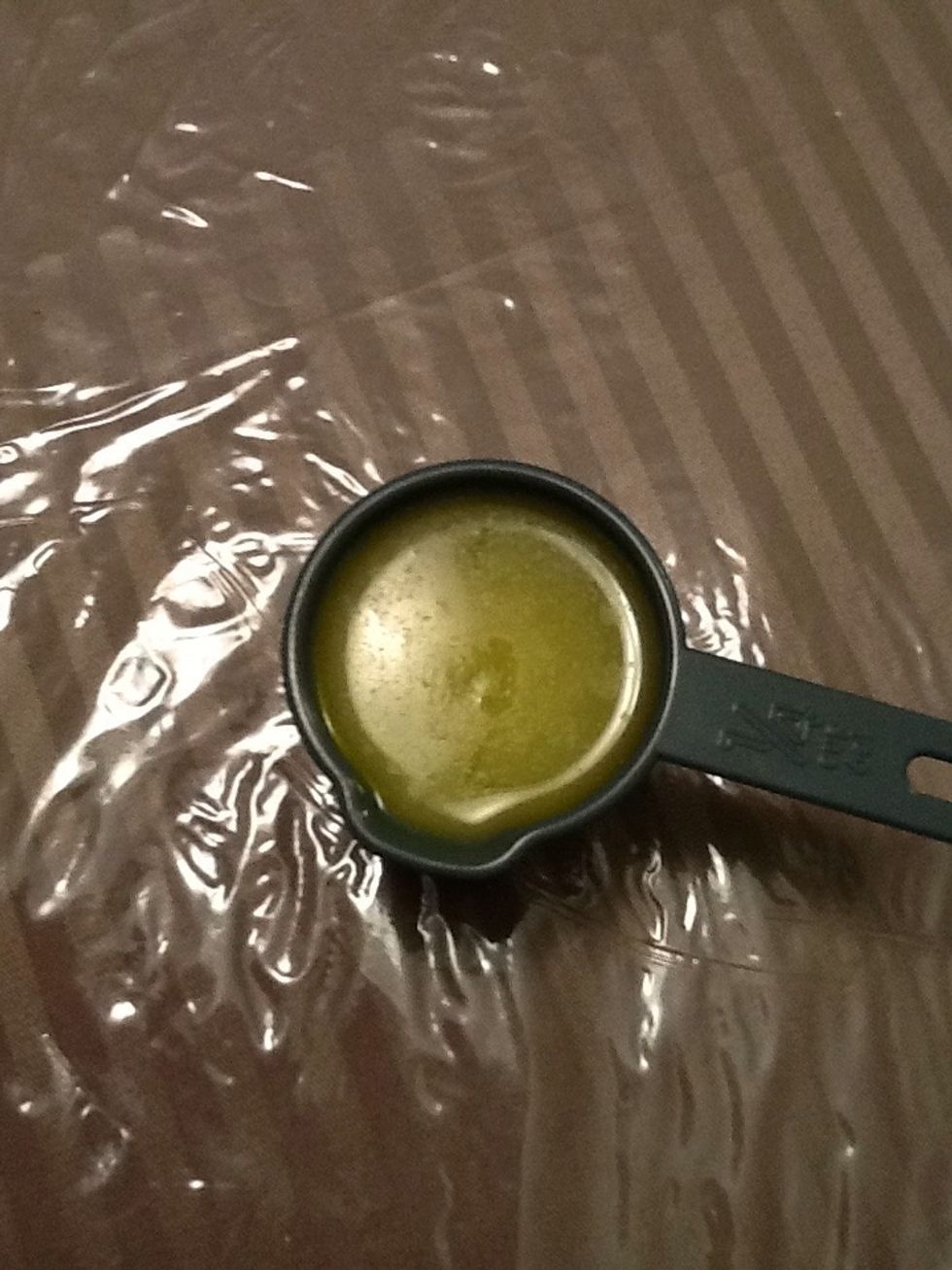 Melt 1/2 cup butter.