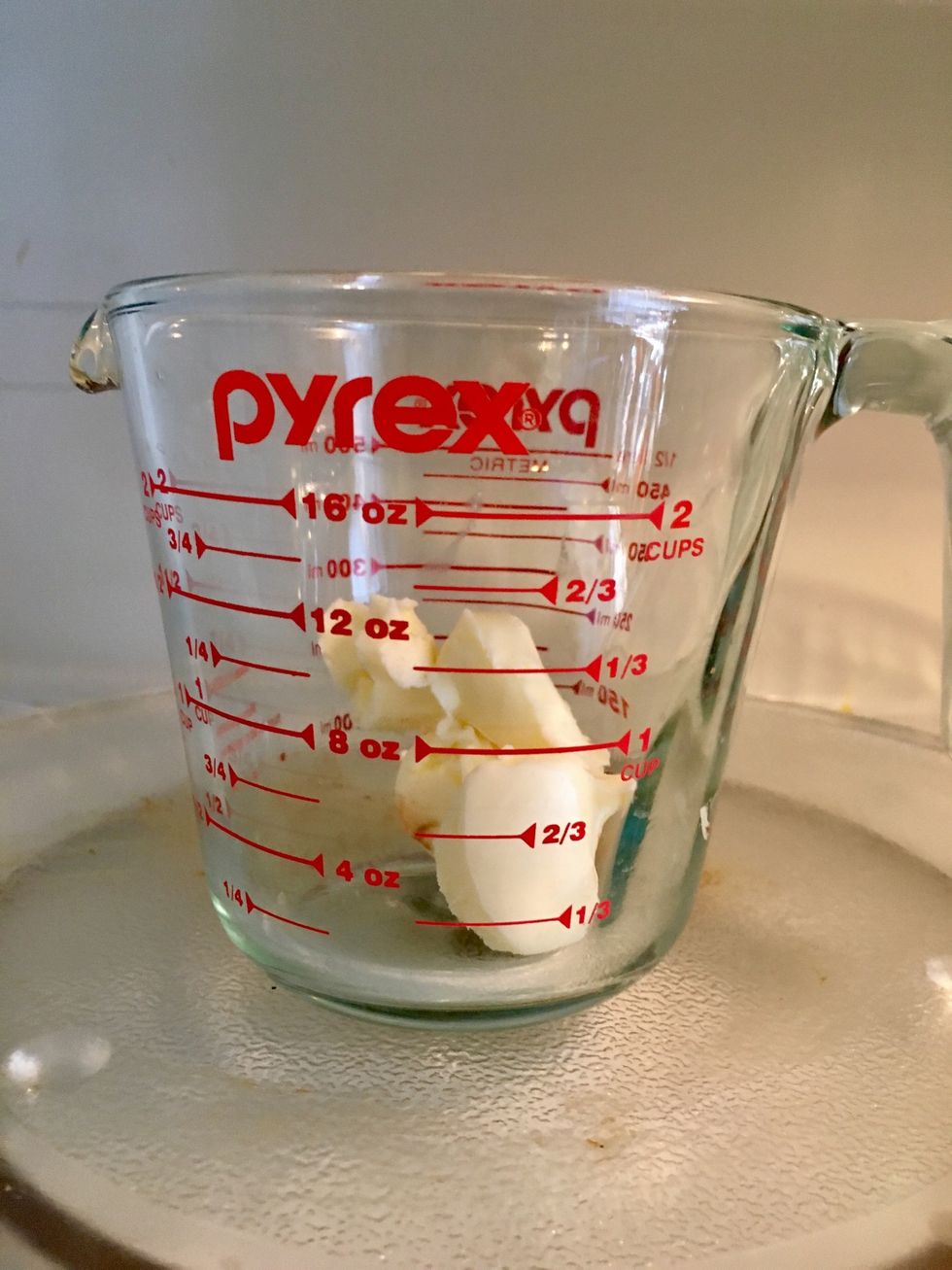 Melt 3 tablespoons of butter