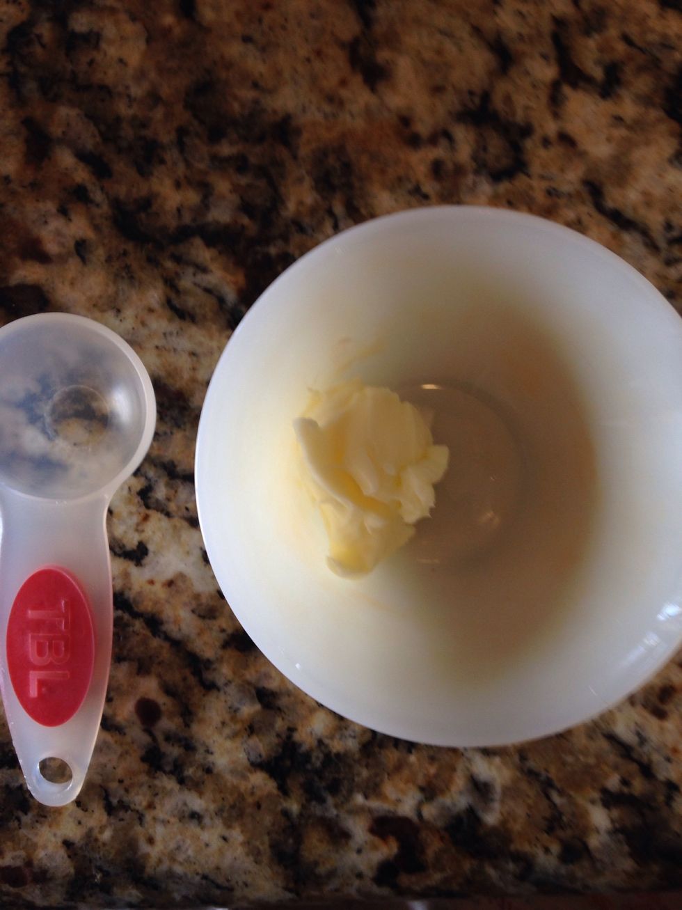 Melt a tablespoon of butter