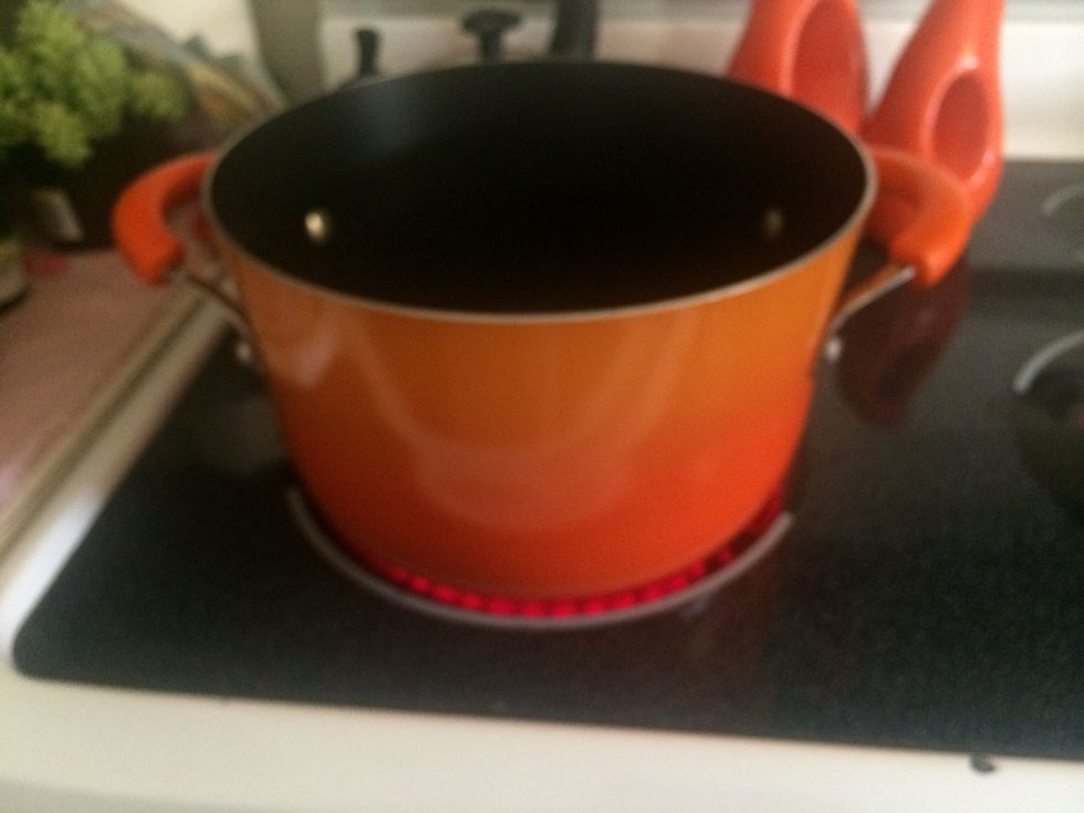 Melt butter in a large pan