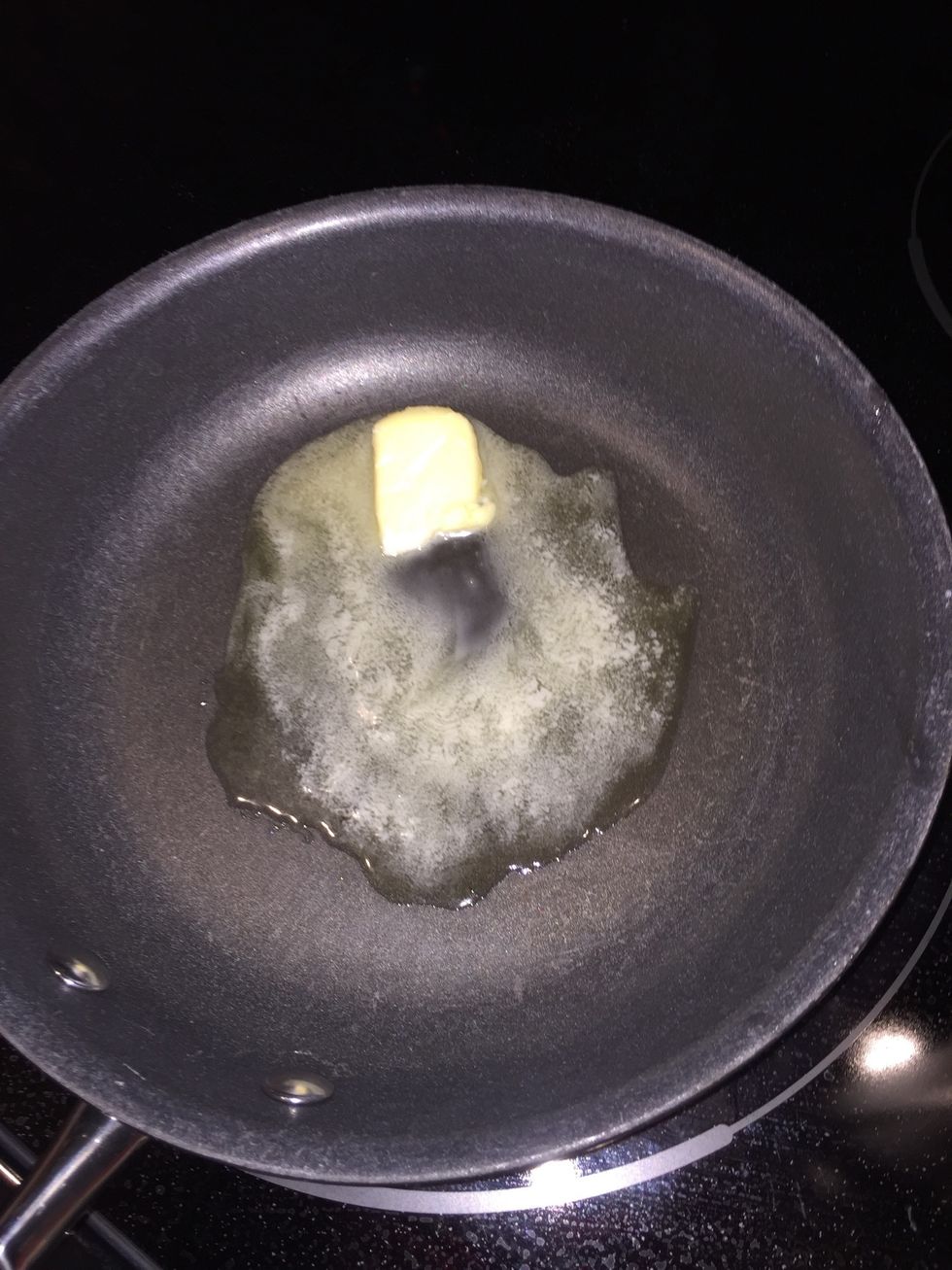 Melt butter in a large skillet over medium heat