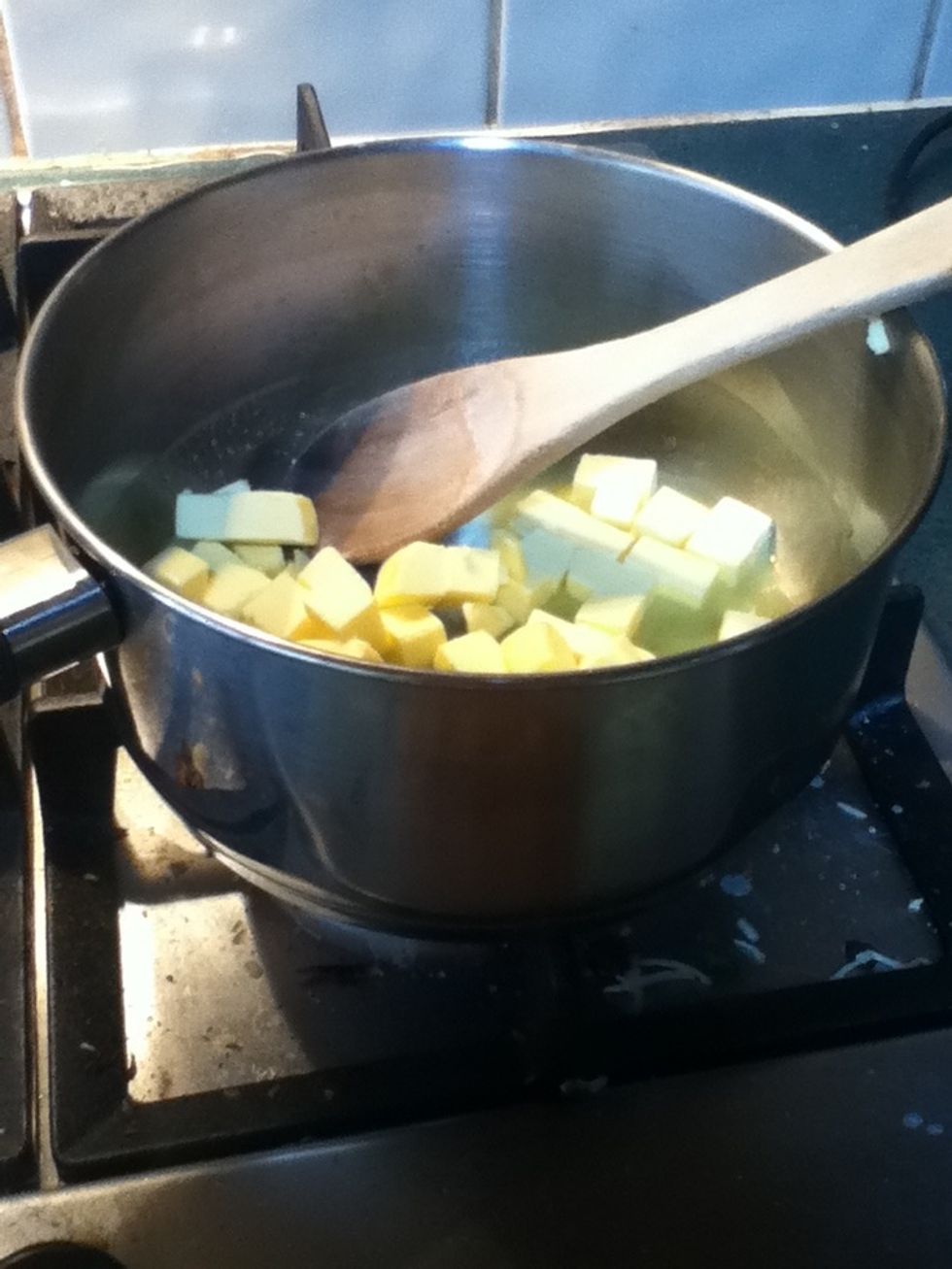 Melt butter in a medium saucepan
