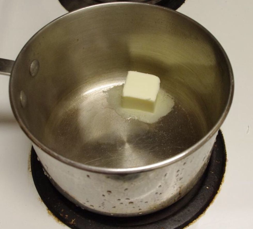 Melt butter in a pot