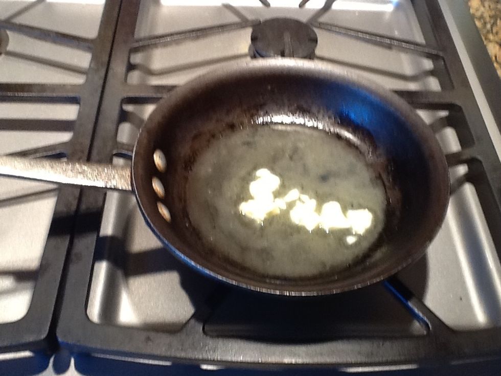 Melt butter in a small pan