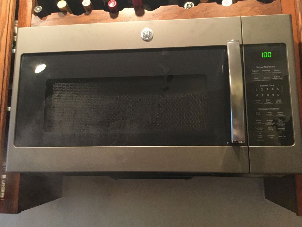 Melt butter in microwave for one minute