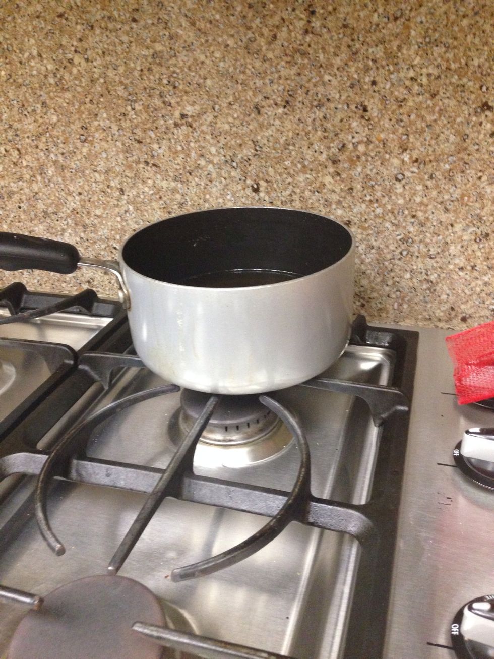 Melt butter over low heat and then add the brown sugar, half-and-half, and corn syrup. Mix well! Cook and stir over medium to medium-high heat until the mixture boils