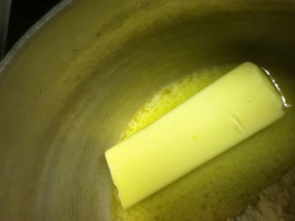 Melt butter over medium heat