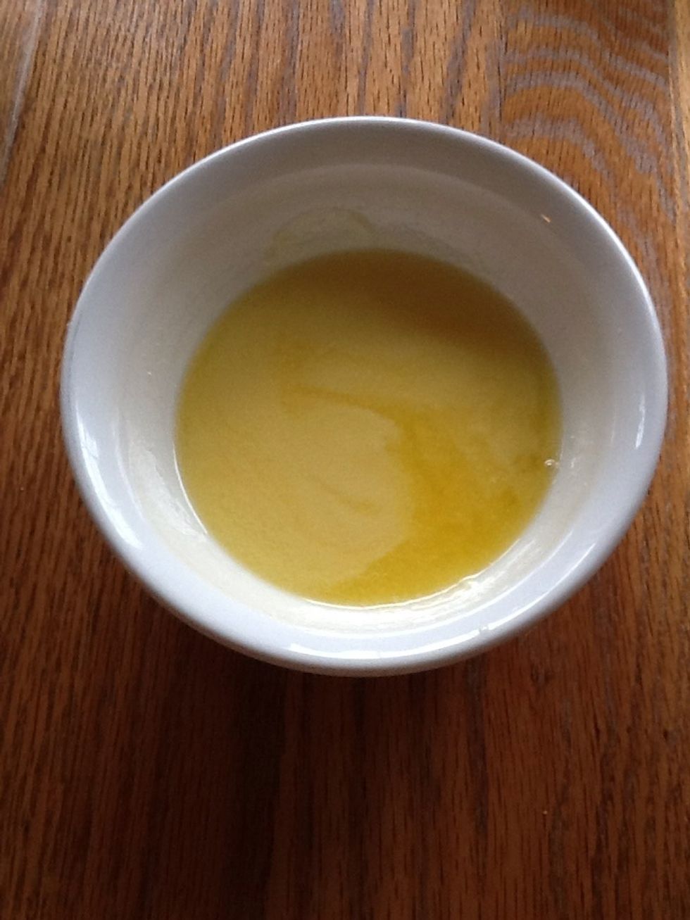 Melt butter.