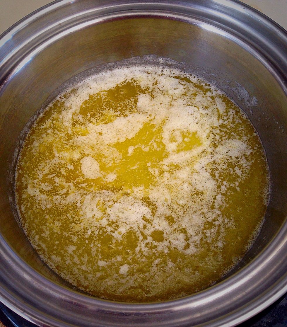 Melt butter