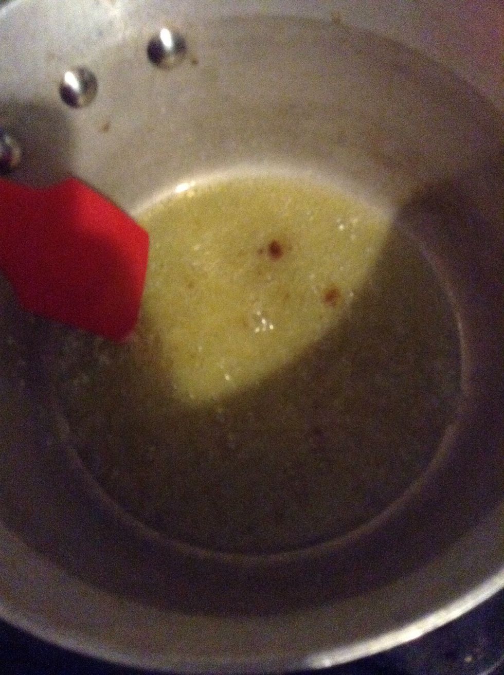 Melt butter