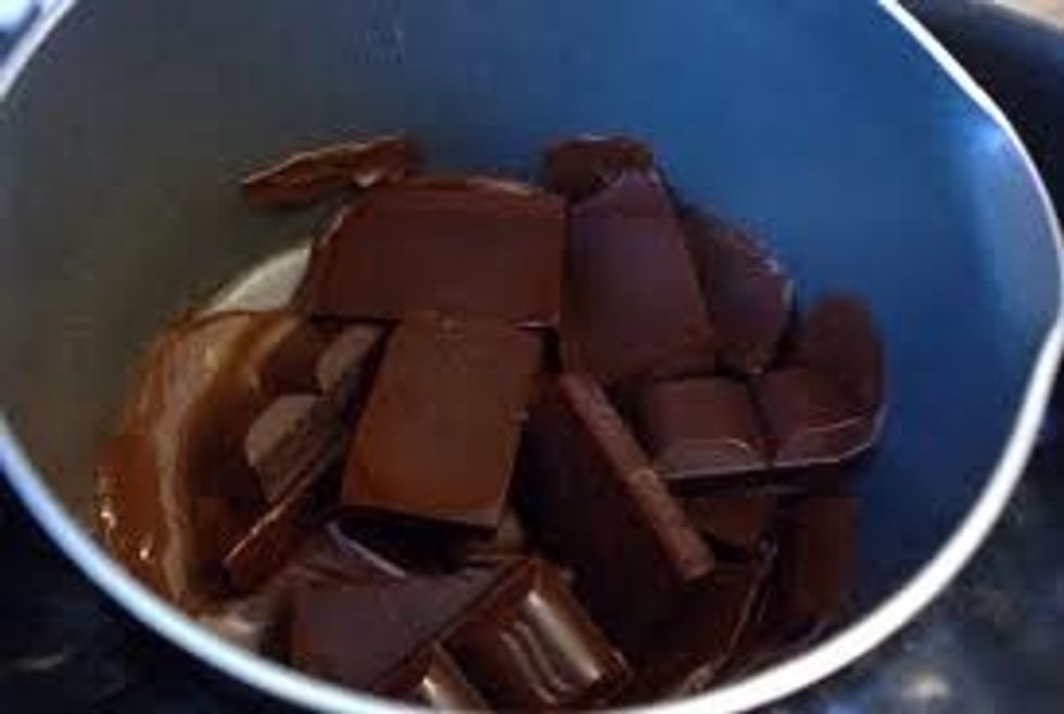 Melt chocolate in microwave