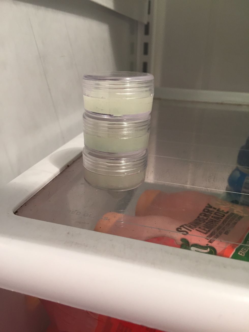 Melt for 45 seconds then put it into the fridge for 2-3 hours