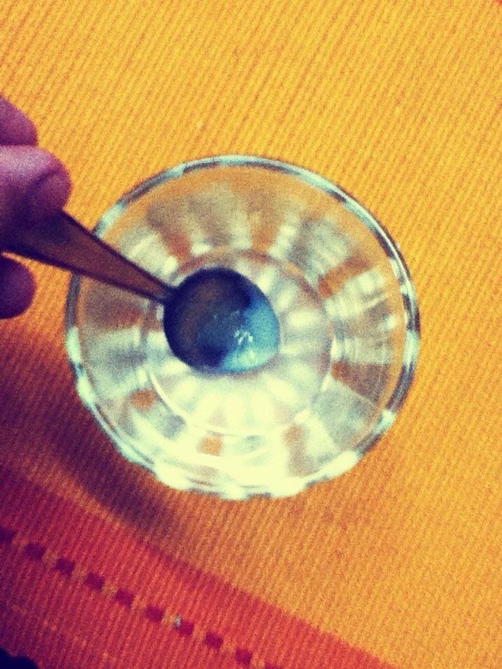 Melt one spoonful of Vaseline or shortening with one teaspoon of olive oil in a microwave proof bowl.. You can also use a blow dryer.. But I prefer the microwave . Blowdryers tend to get messy!
