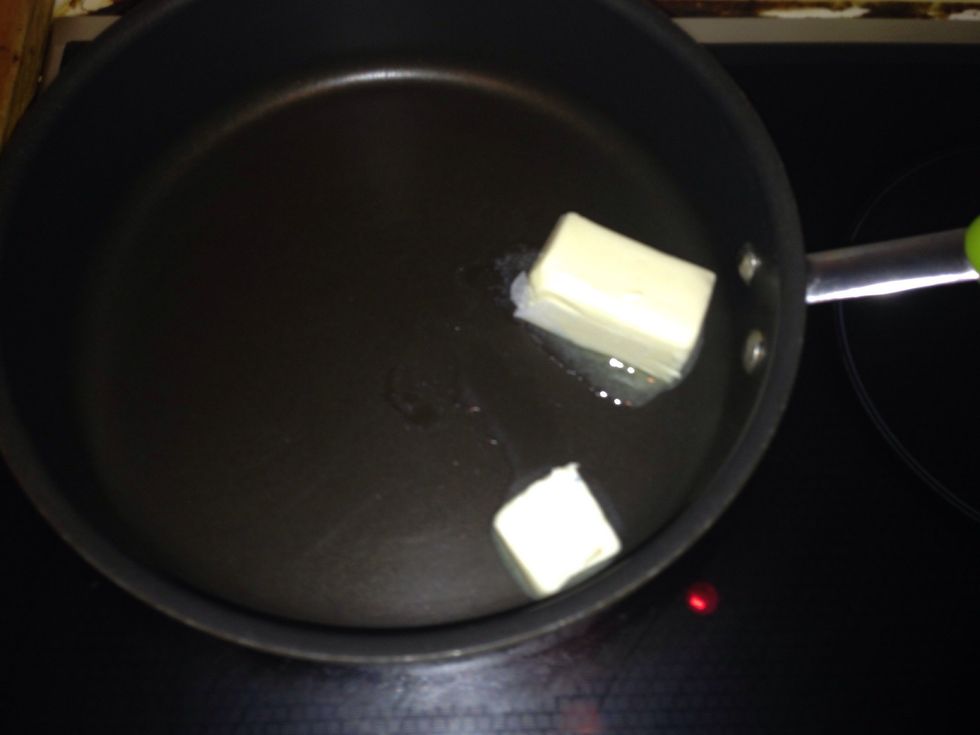 Melt some butter in a pan
