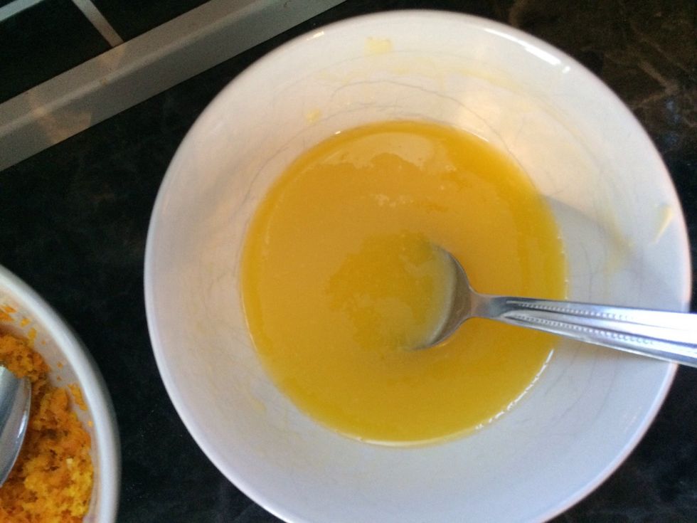 Melt the 80gr of butter