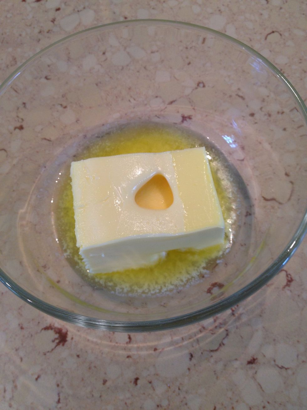 Melt the butter for 25 seconds