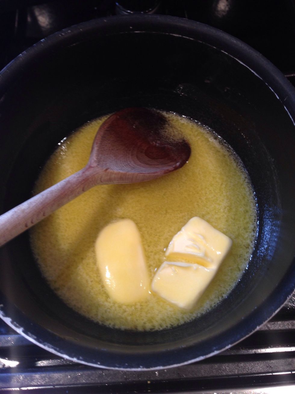 Melt the butter in a pan