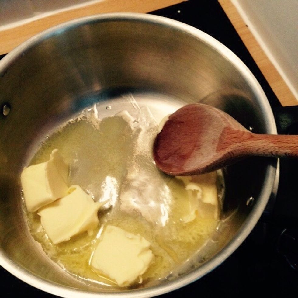 Melt the butter in a pot