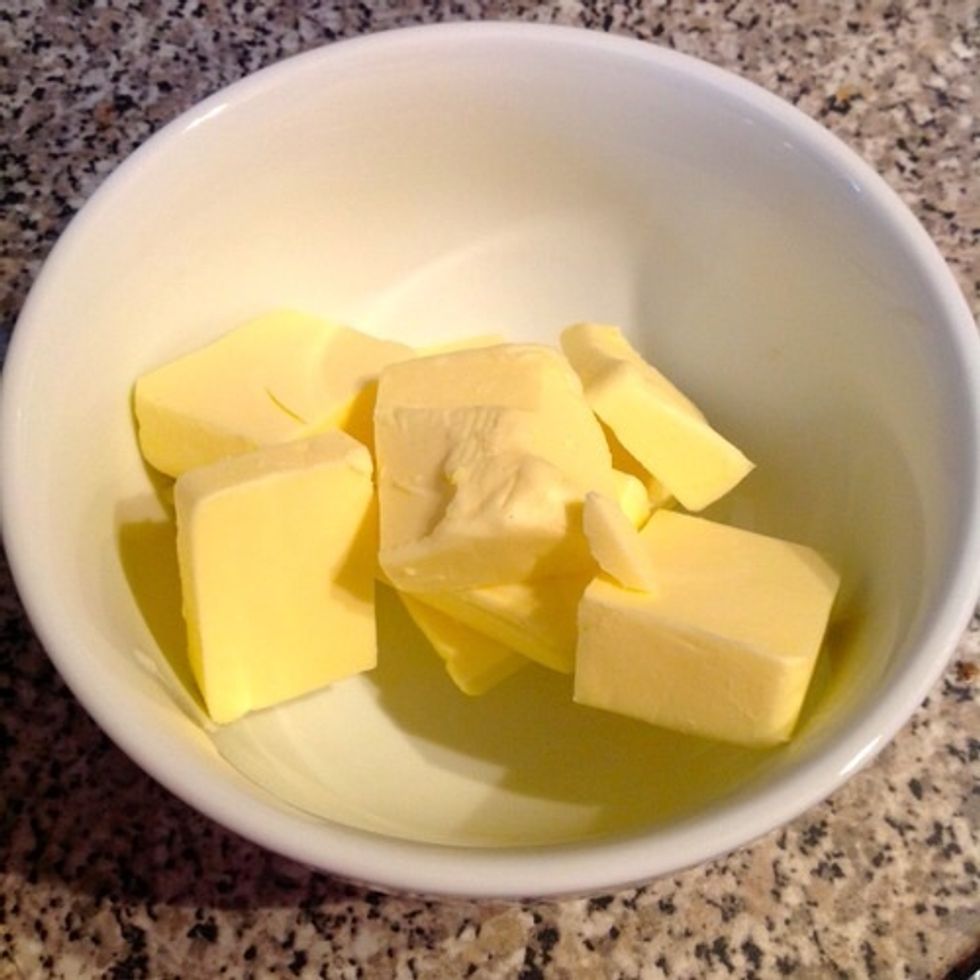 Melt the butter in the microwave so it\u2019s completely liquid.