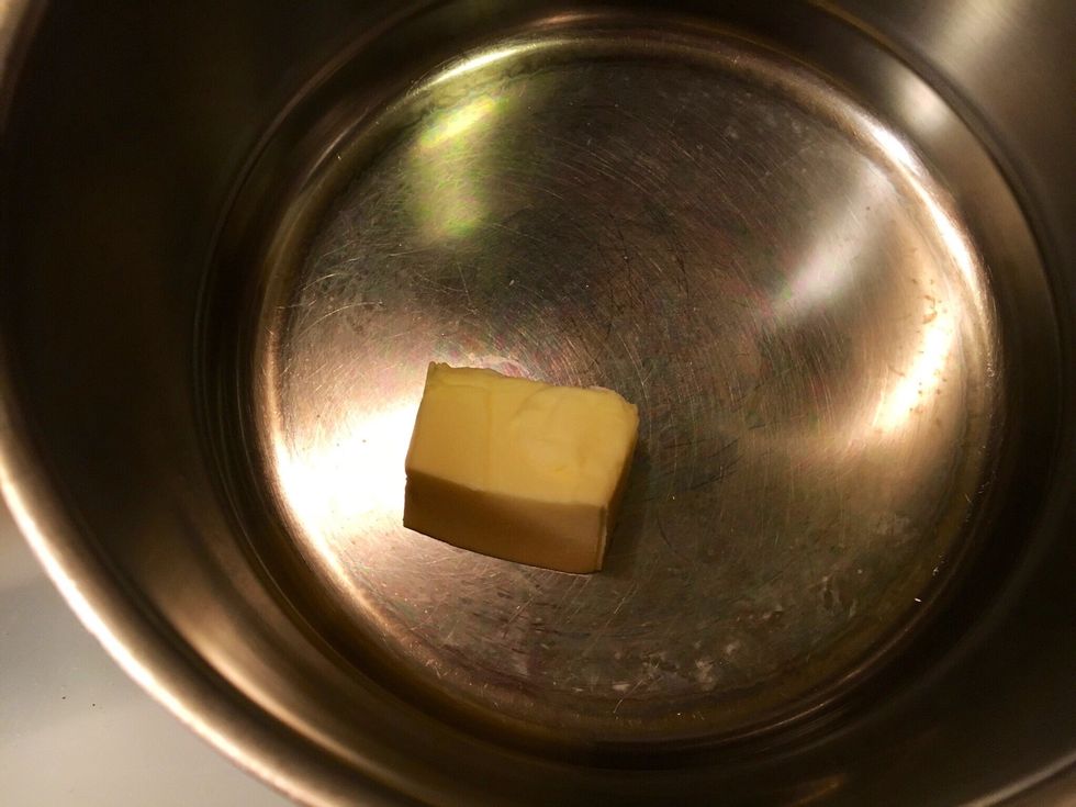 Melt the butter.