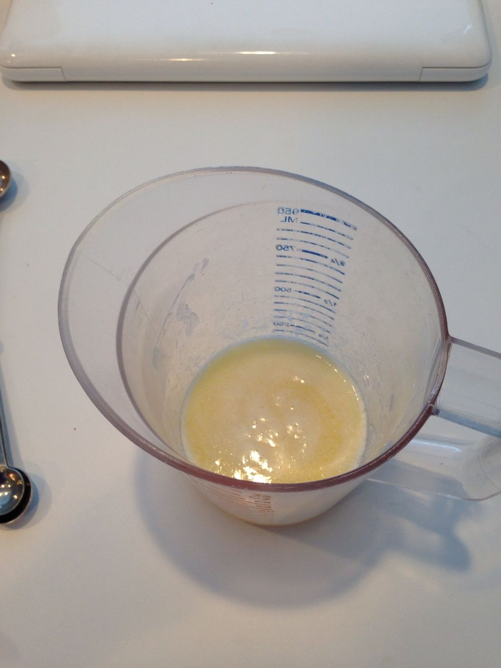 Melt the butter.