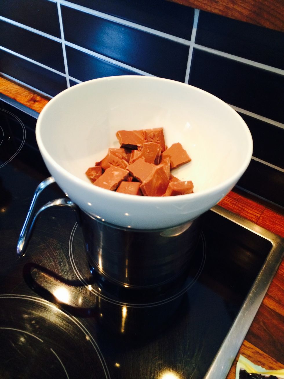 Melt the chocolate \ud83c\udf6b