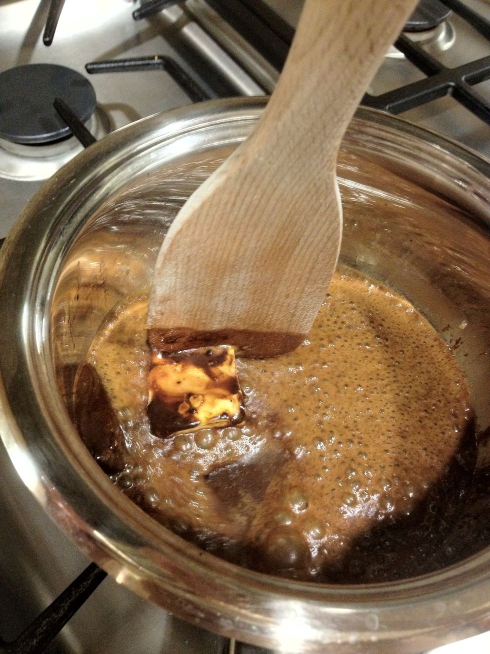 Melt the ingredients together