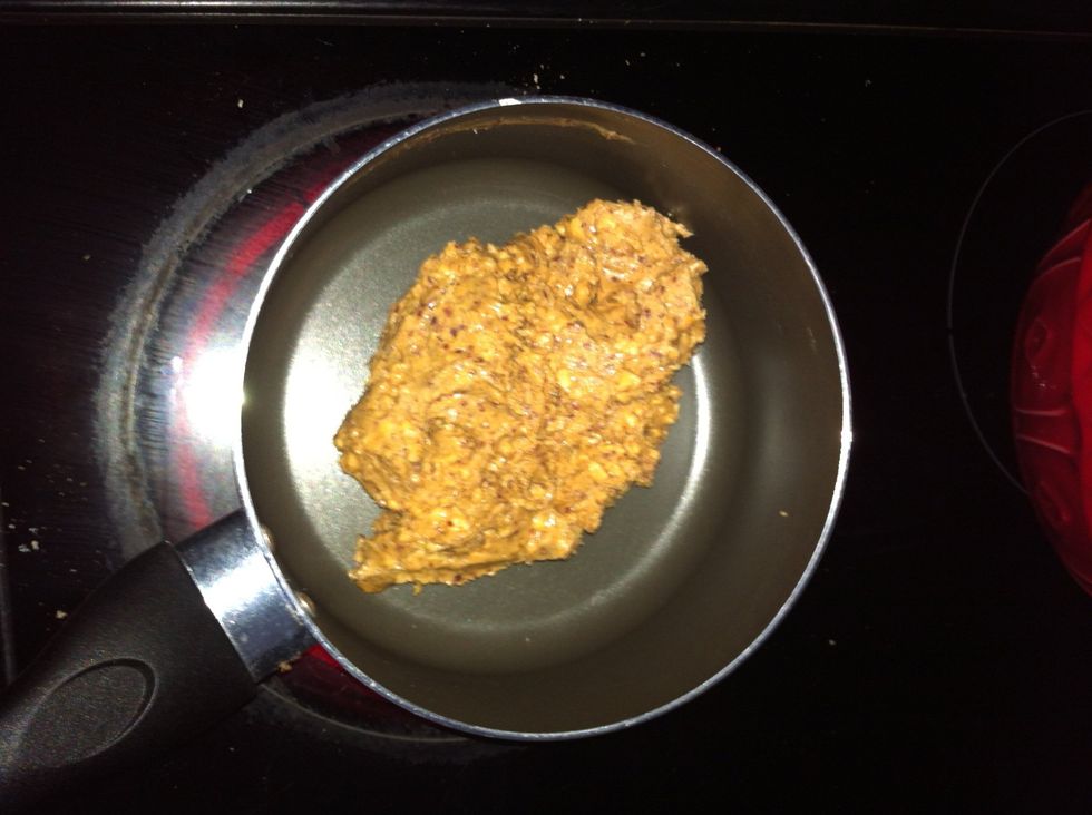 Melt the peanut butter