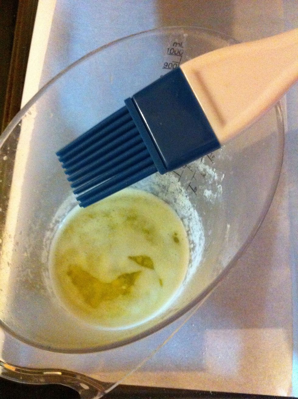 Melt the rest of that butter.