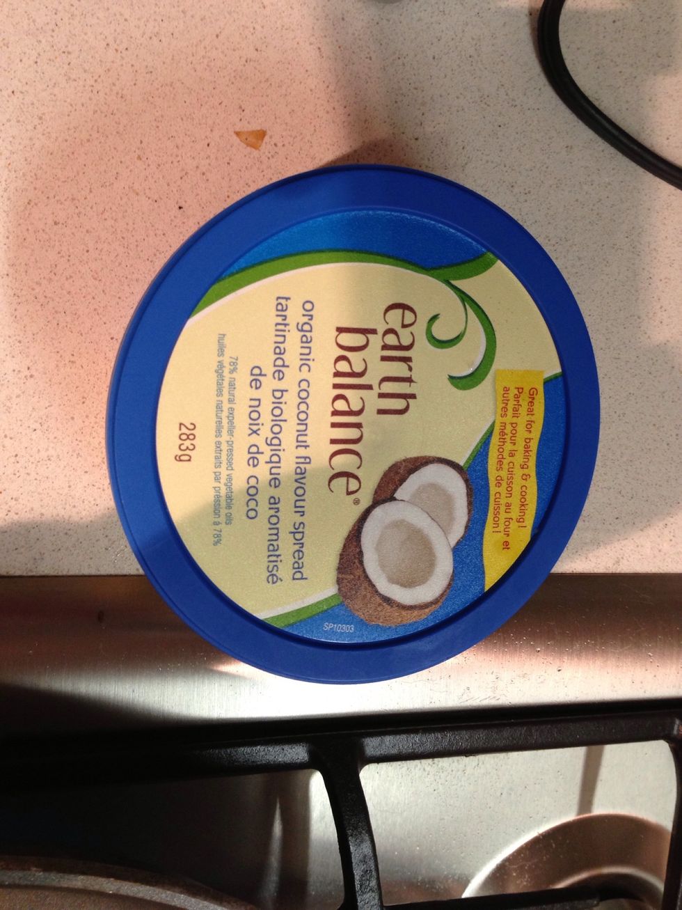 Melt your butter, or coconut oil, in a hot pan