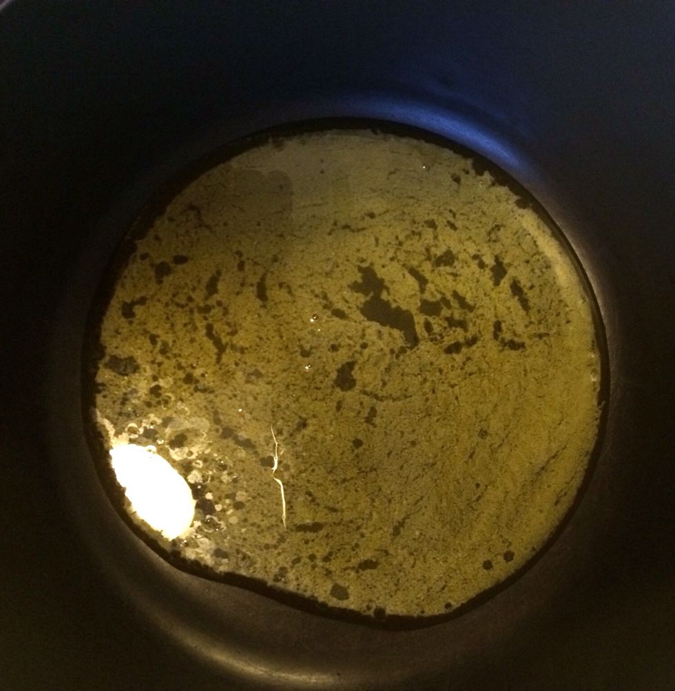 Melt your butter.