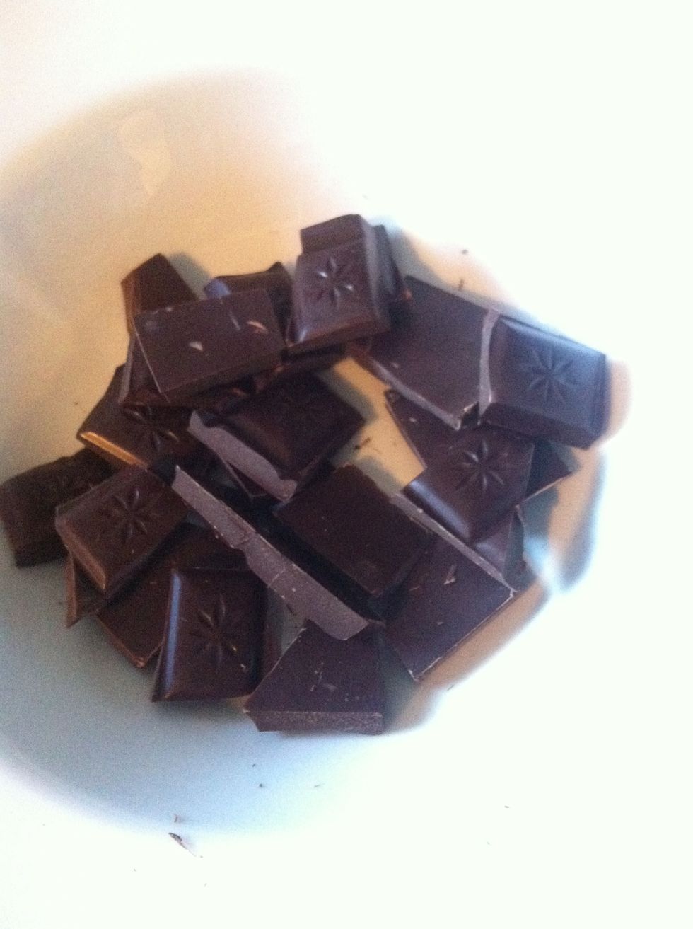 Melt your chocolate! For the filling whilst the cakes are cooking.