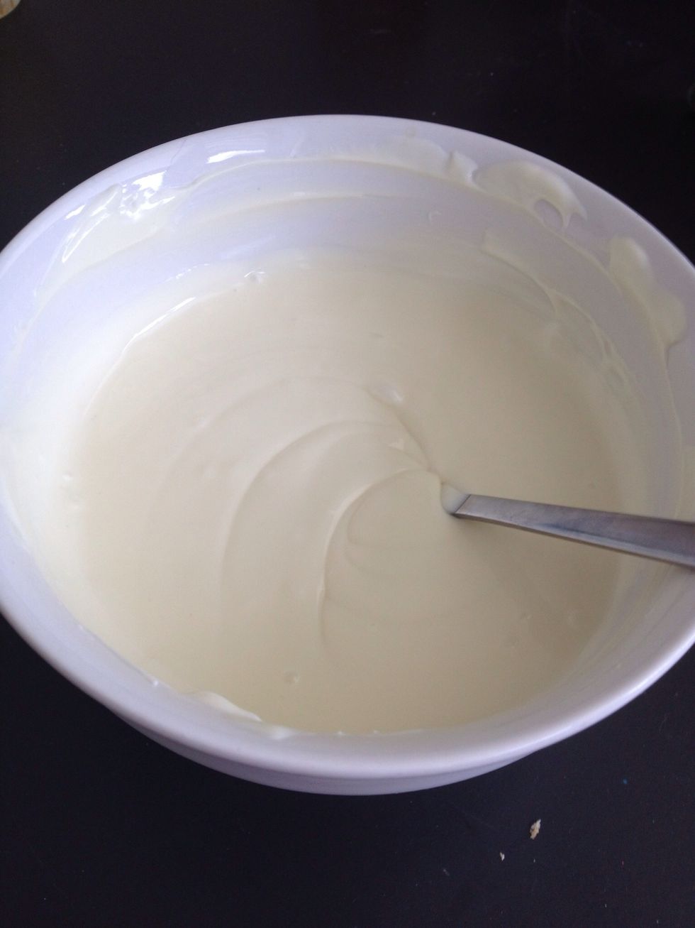 Melt your chocolate in the microwave on medium heat in 20 second increments, stirring in between.