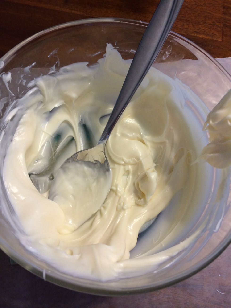 Melted chocolate should be smooth