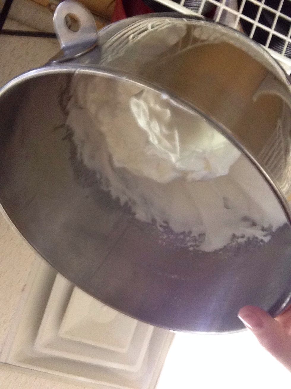 Meringue should be able to turn your bowl upside down and it doesn't move.