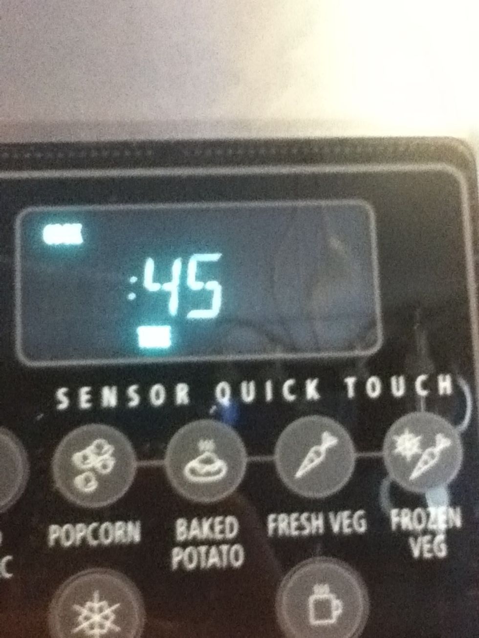 Microwave 45 seconds