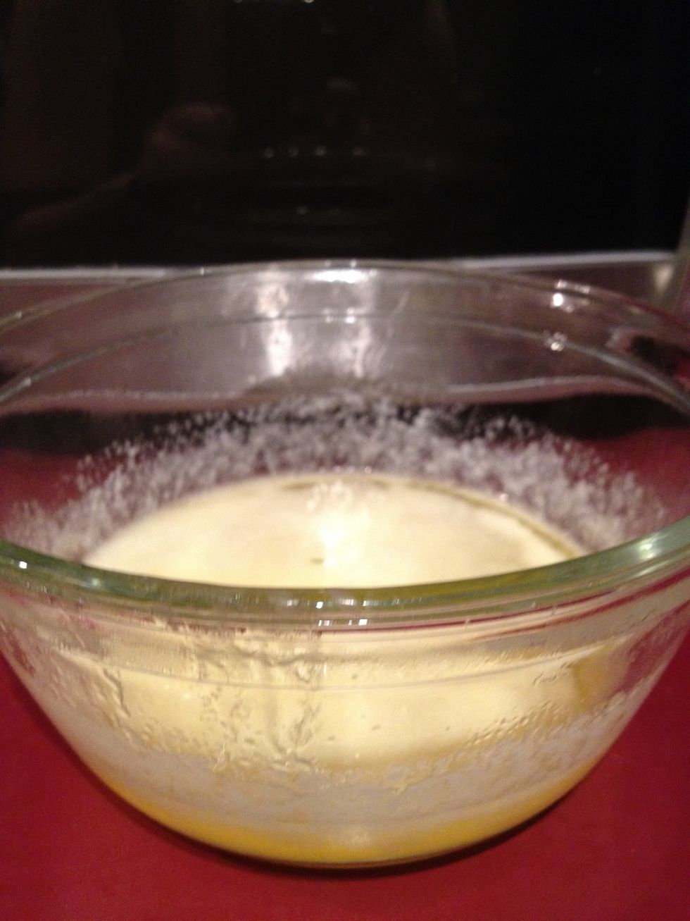 Microwave a bunch of salted butter to dip your mussels and bread in. This part is imperative. Okay, it's not but you won't regret it. I swear.