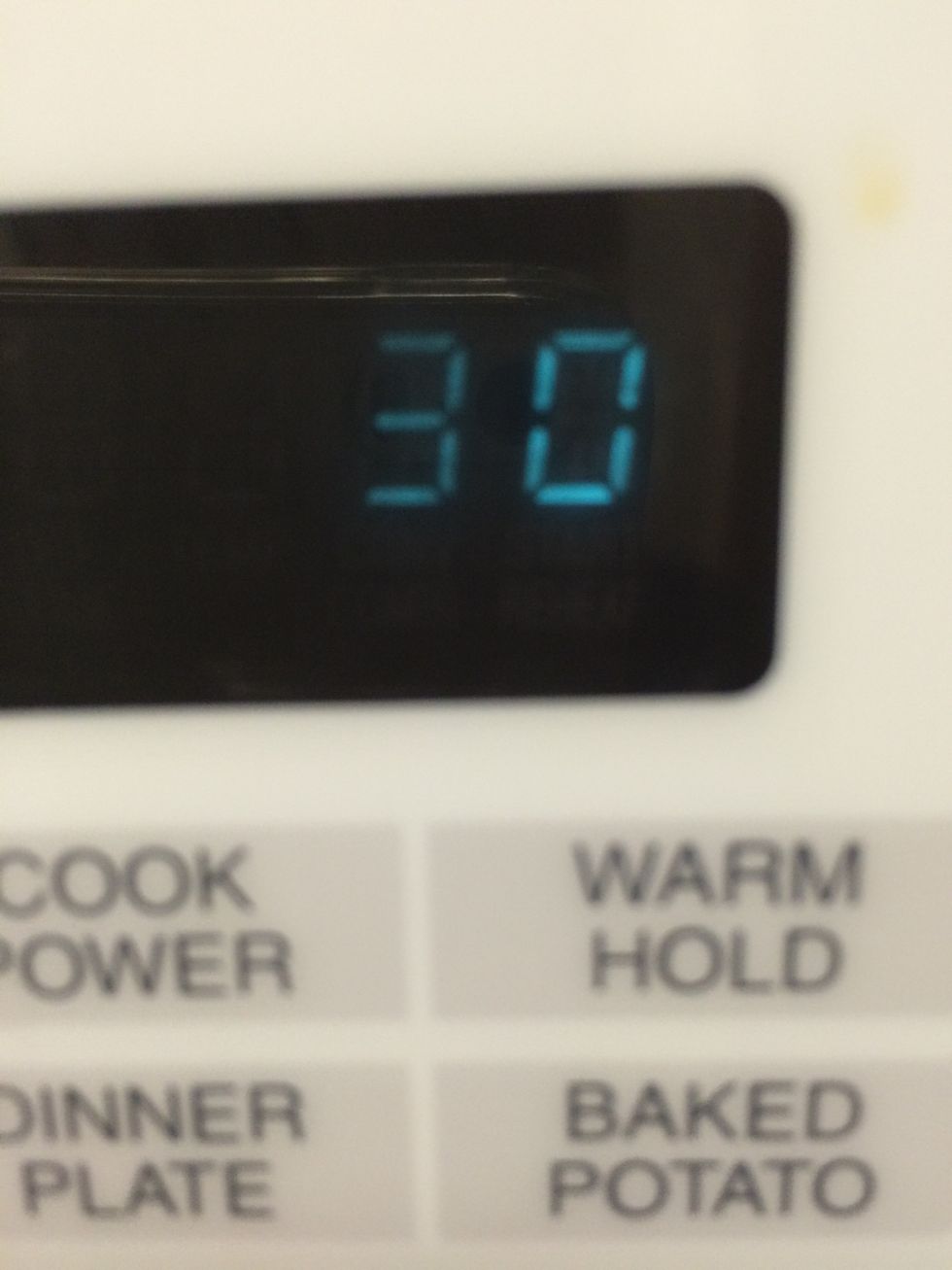 Microwave chocolate in intervals of 30 seconds!! It took about two intervals for chocolate to be melted! Stir in between intervals!