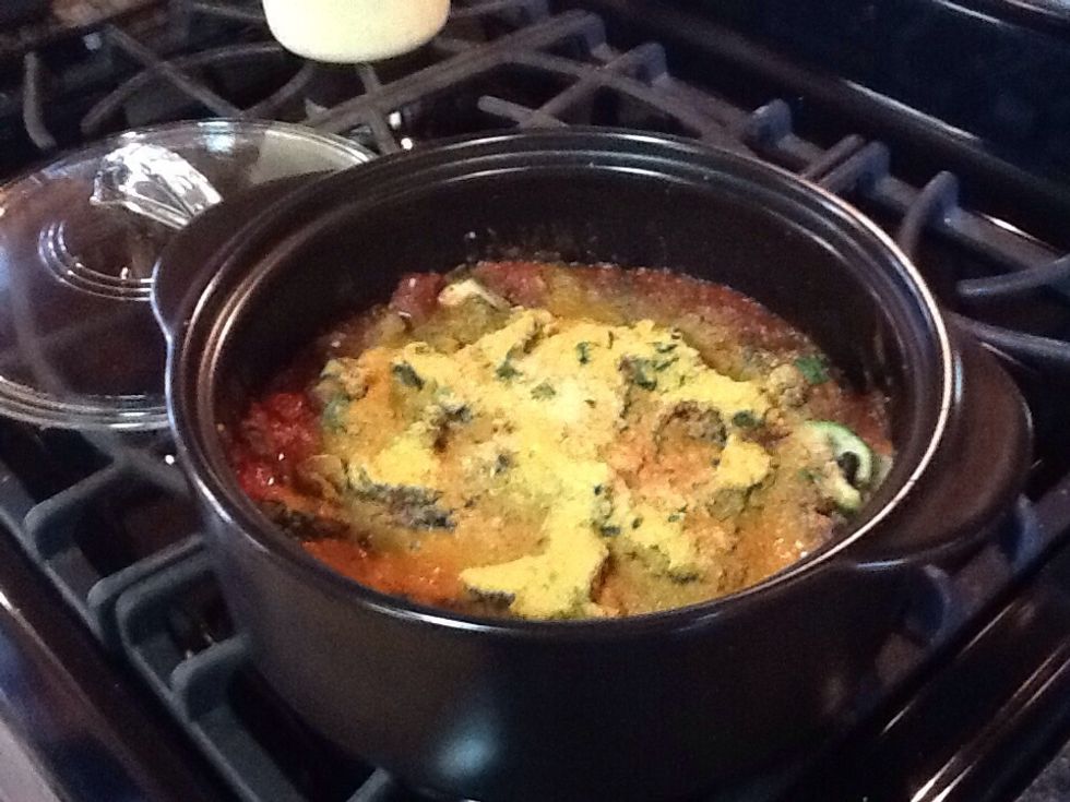 Microwave, covered, 10 minutes, and you're done. This dish takes about 15 min to prep, and 10 min to cook, so dinner is on the table in under 30 minutes. Tools: www.pamperedchef.biz/chefbeth.