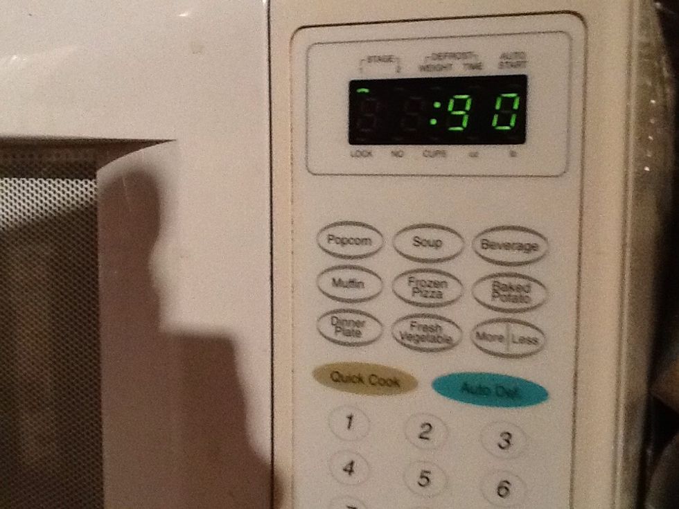 Microwave for 90 seconds and you will have a great morning breakfast