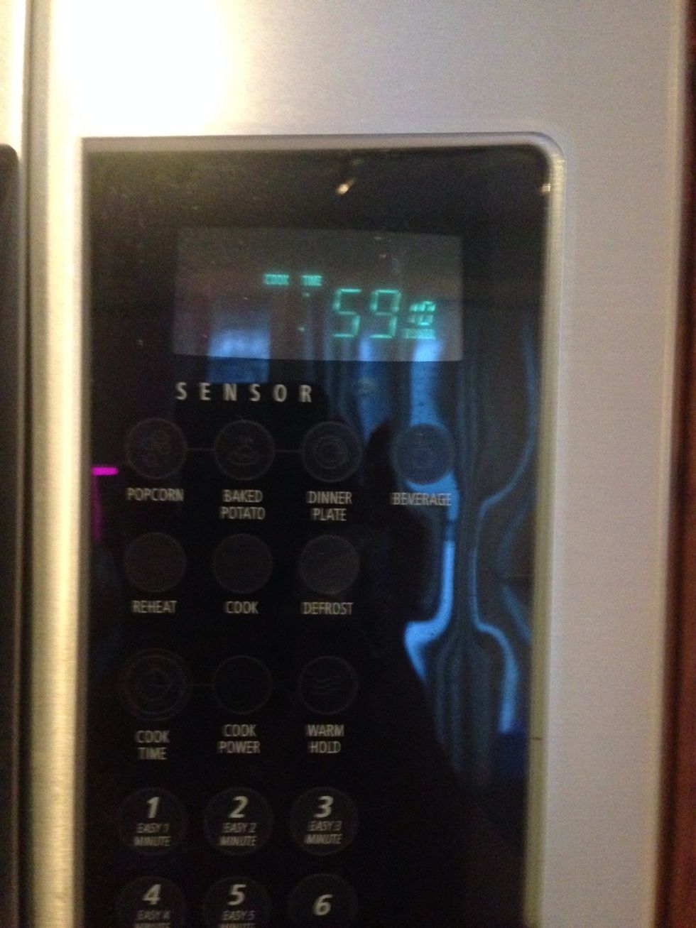 Microwave for about a minuet, sometimes it takes an extra 30 seconds. Once it is in liquid form it's ready to be added.