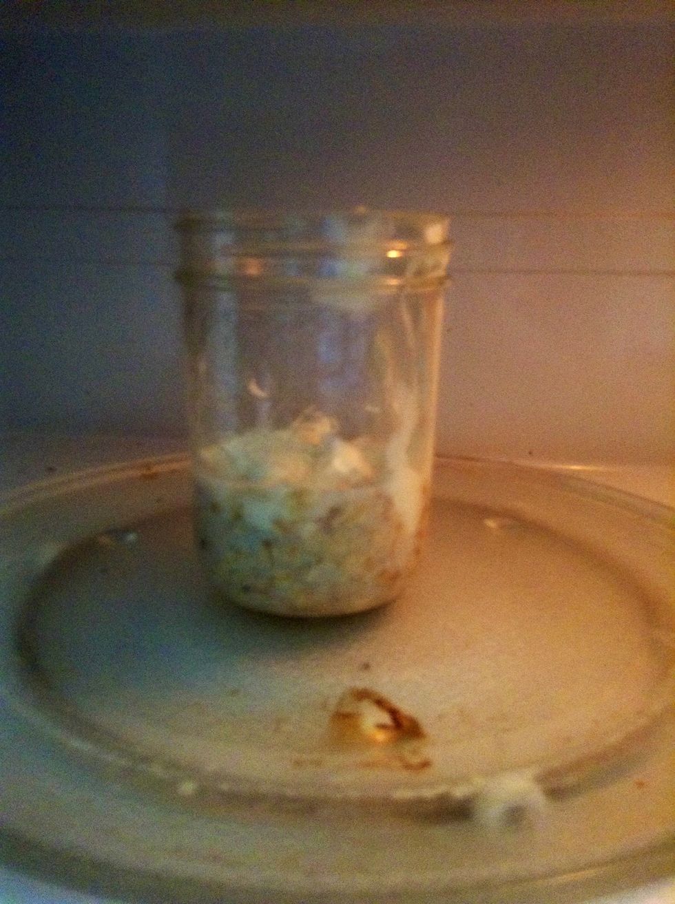 Microwave for one minute the next morning.